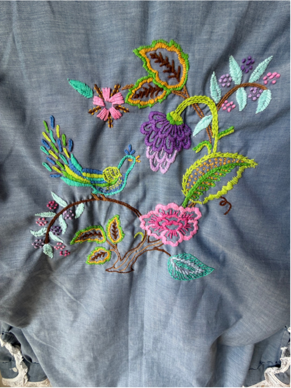 Women's Big Smith Union Made Embroidered Button Down Shirt - Picture 11 of 11